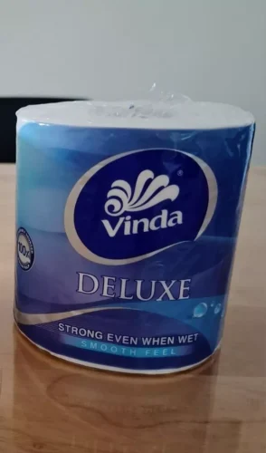 Vinda Deluxe 3 Ply Smooth Feel Toilet Paper Roll (240sx80 Rolls) photo review