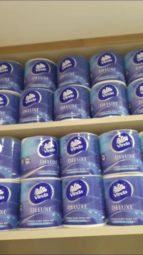 Vinda Deluxe 3 Ply Smooth Feel Toilet Paper Roll (240sx80 Rolls) photo review