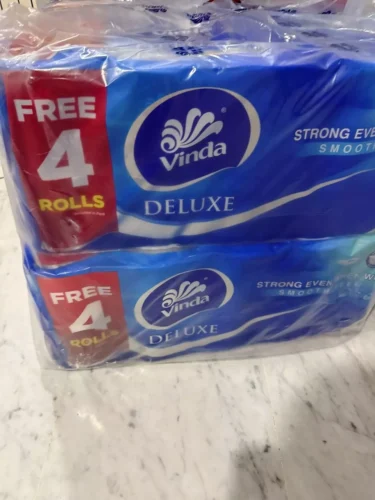Vinda Deluxe 3 Ply Smooth Feel Toilet Paper Roll (240sx80 Rolls) photo review