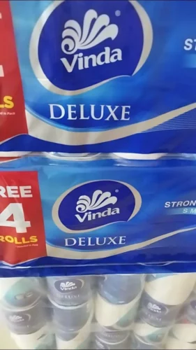 Vinda Deluxe 3 Ply Smooth Feel Toilet Paper Roll (240sx80 Rolls) photo review